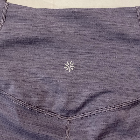 Athleta Elation Space Dye 7/8 Tight Leggings Violet High Rise - Picture 12 of 13